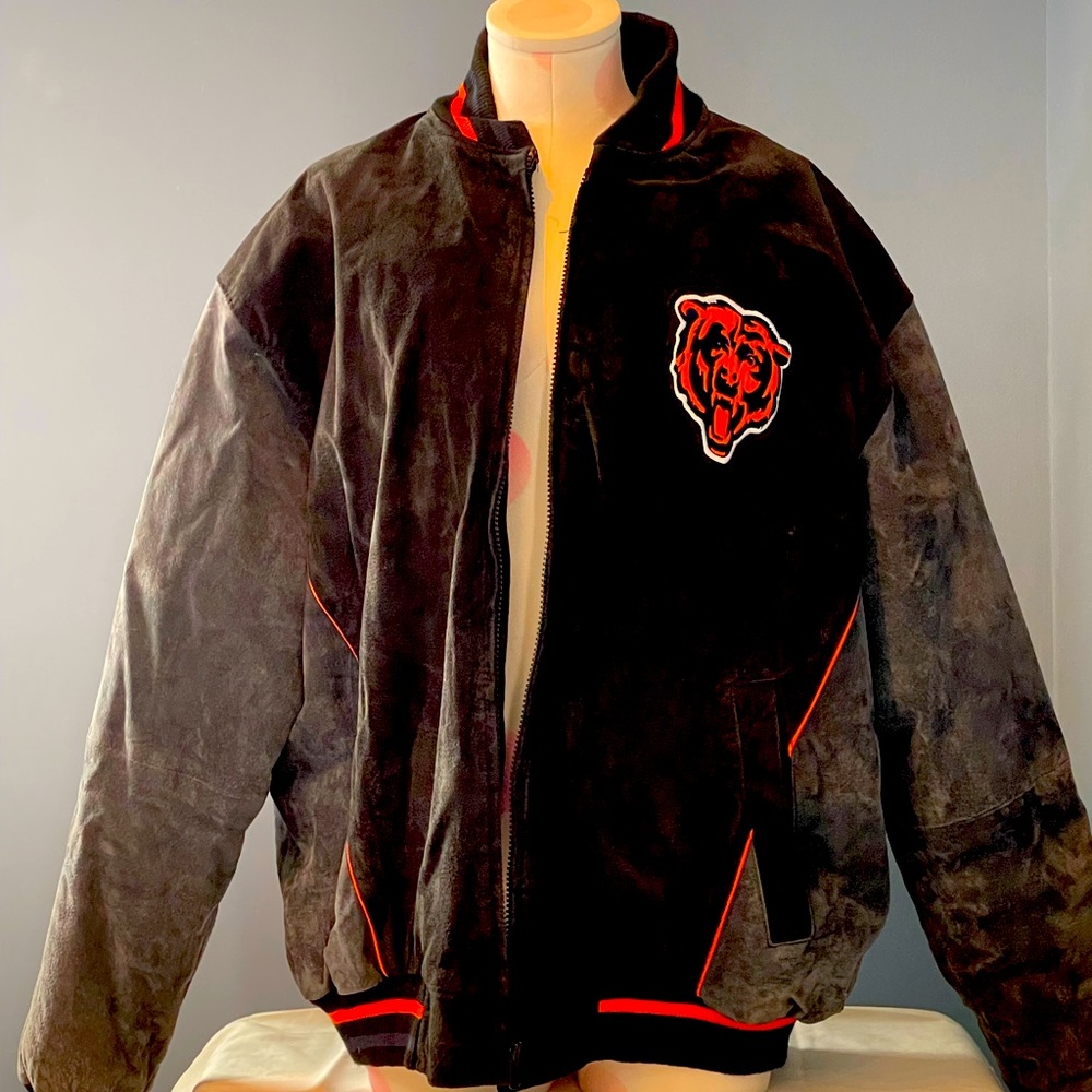 NFL Chicago bears G-III apparel, 100% leather Jacket, size mens XL